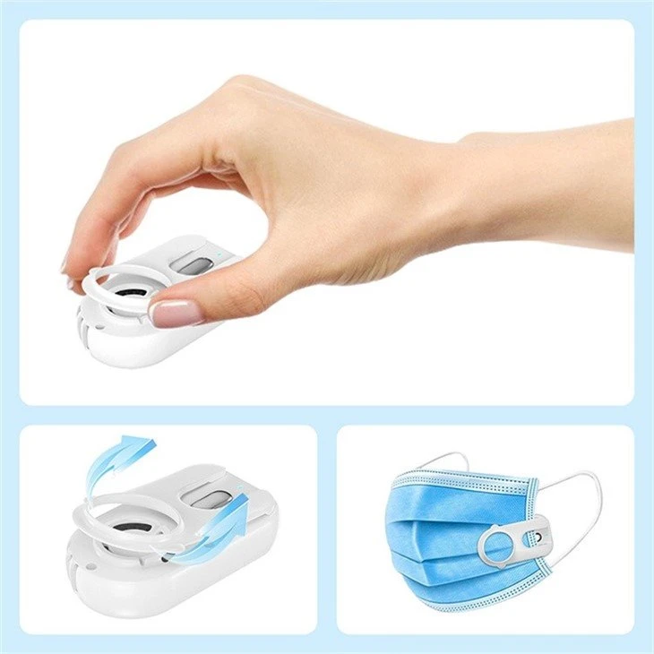 F203 mini wearable mask fan